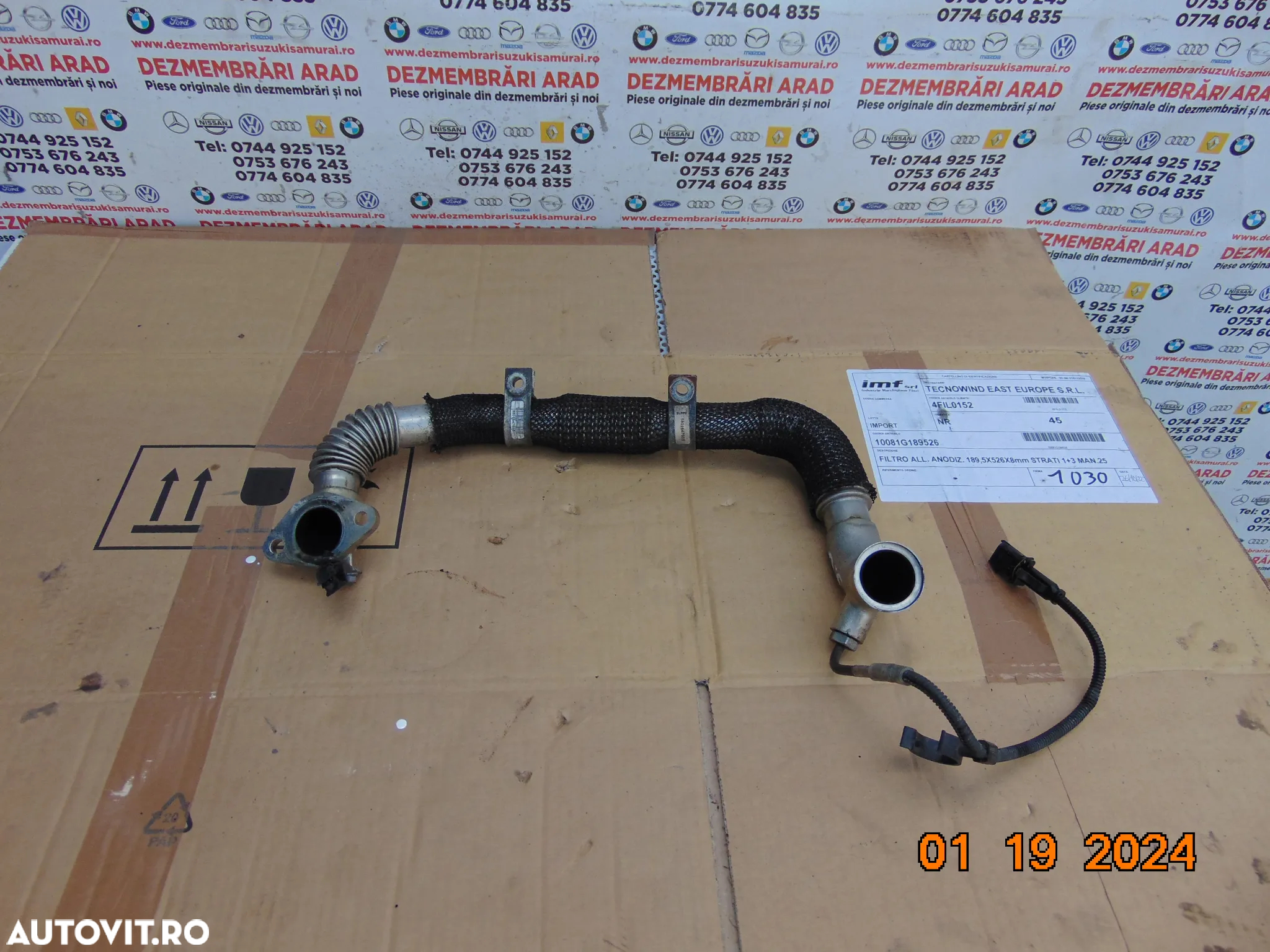 Coducta racitor gaze Iveco Daily 3.0 conducta metal racitor gaze egr euro 6 - 3
