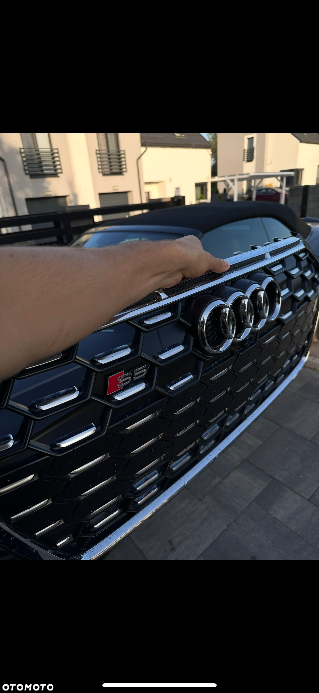 Grill / atrapa chłodnicy Audi S5 A5 B9.5 – oryginał z logo i emblematem S5 - 3