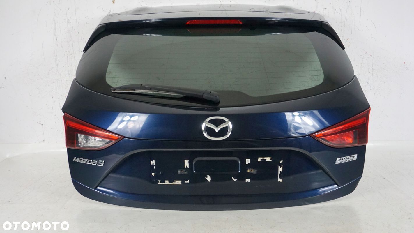 KLAPA TYŁ TYLNA TYLNIA SZYBA MAZDA 3 III BM 13-17 5D HB 2013-2017 - 1