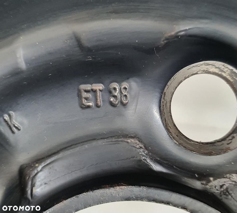 FELGA STALOWA 15 6J ET38 5X100 VW NEW BEETLE 1C 1J0601027H 1SZT - 3