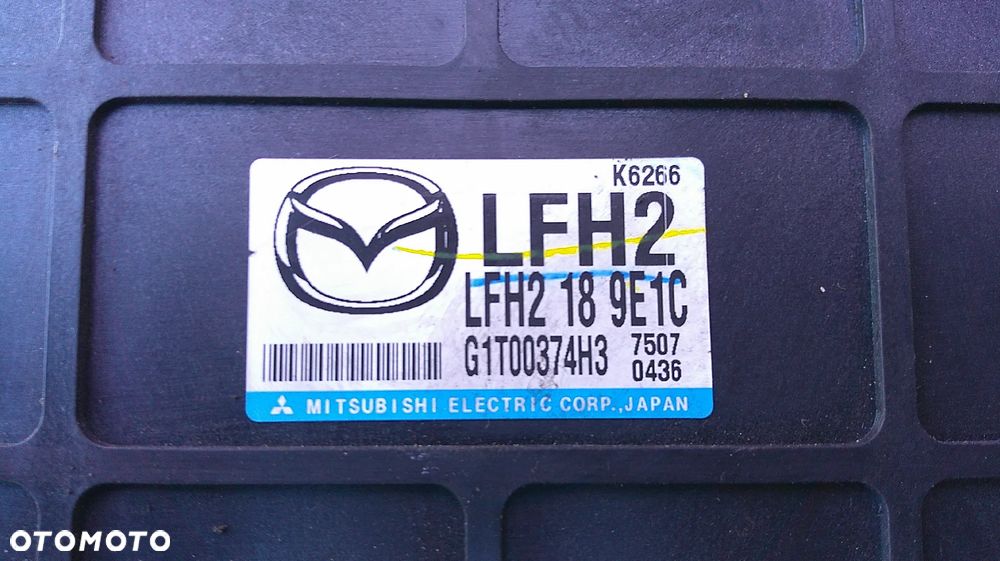 MAZDA 6 2.0 16V SILNIK LF IMMO ZESTAW STARTOWY LFH218881C - 11