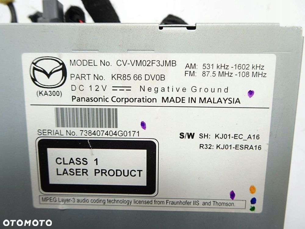 radio cd mazda cx-5 12-17 r. - 8