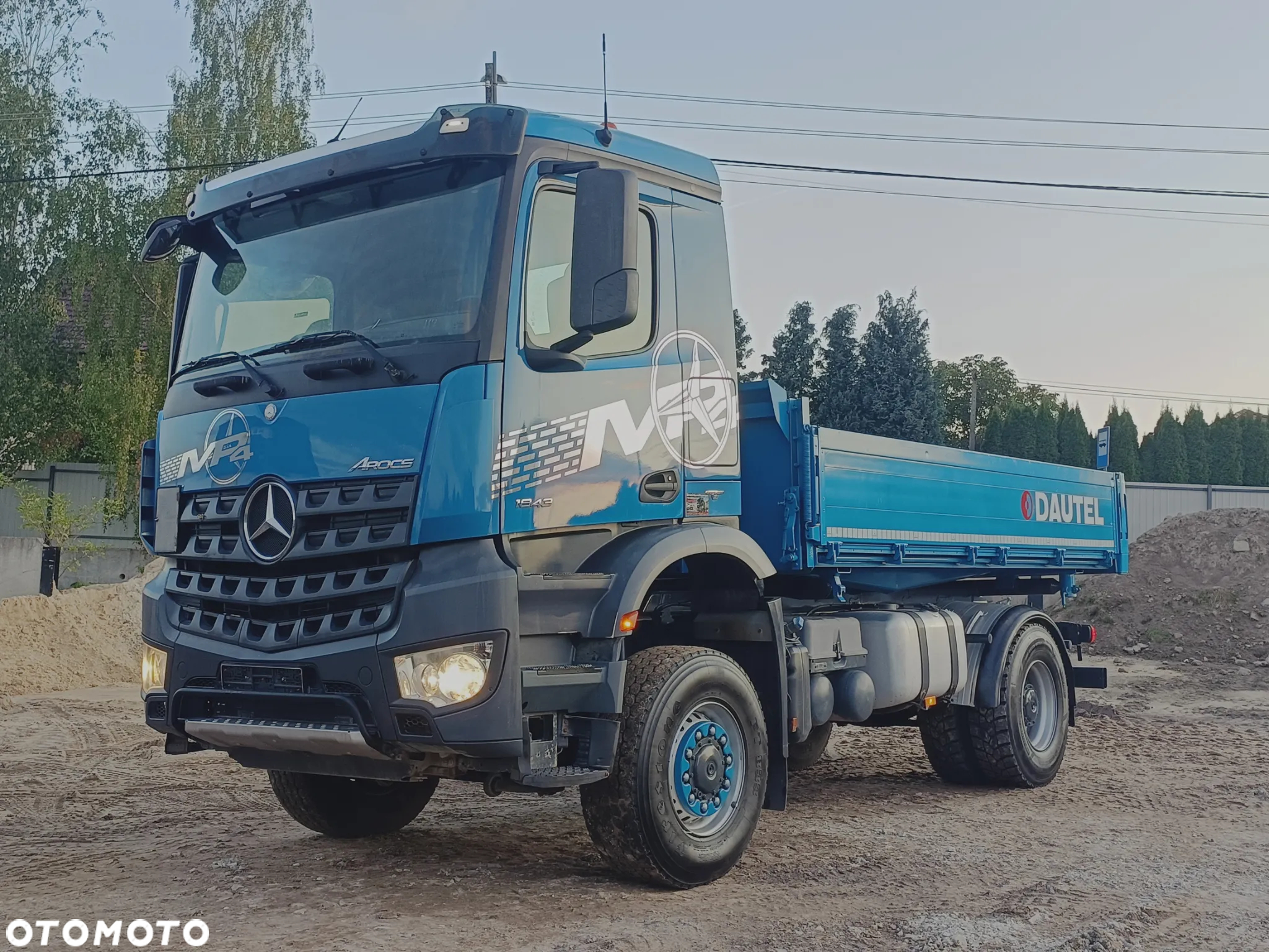Mercedes-Benz Arocs 1843 4x4 E6 Dautel Kipper Retarder Resor Blokady - 17