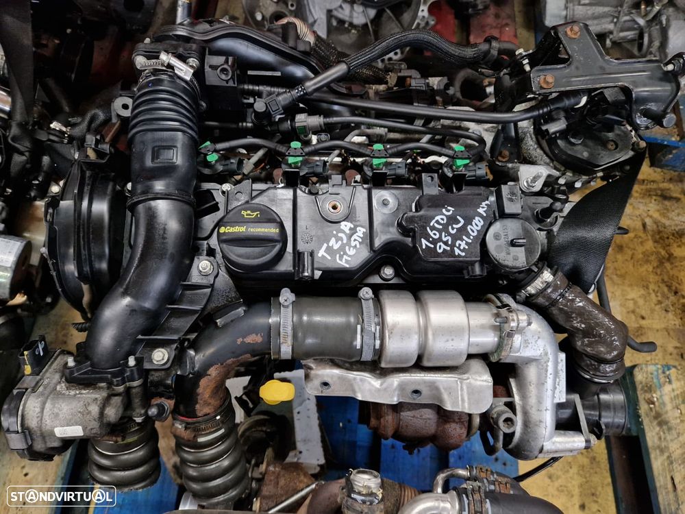 Motor usado TZJA FORD FIESTA 1.6 TDCI 95CV 8V - 1