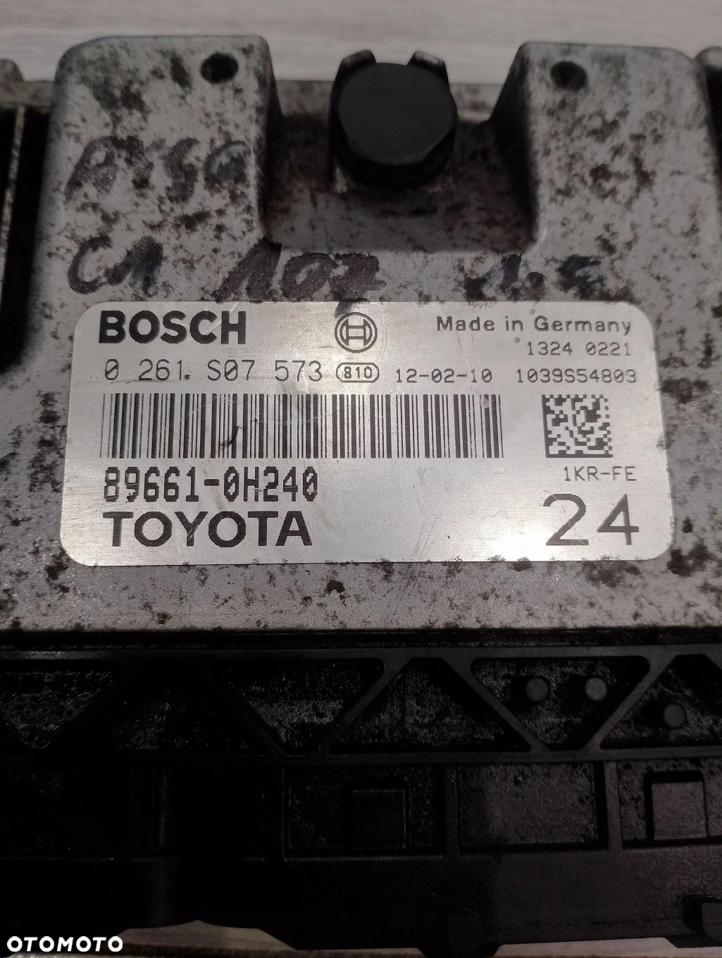 KOMPUTER STEROWNIK TOYOTA AYGO C1 107 1.0 0261S07573 89661-0H240 - 5