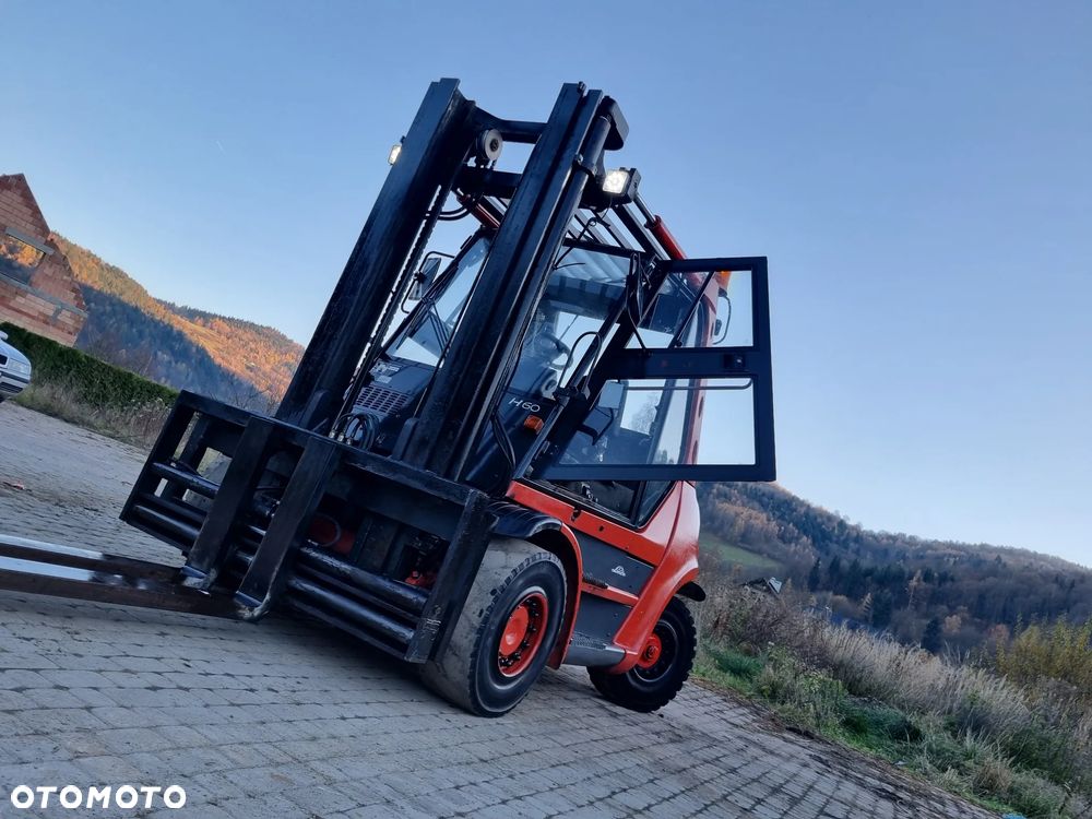 Linde H60D Wózek Widłowy 6 ton Udzwig. Silnik DEUTZ Turbo 6 cylindrów. 2x Posuw wideł Hydr. niski przebieg 6326h. Import Norwegia! Zero luzów i wycieków Jazda Hydrostatic. Stan Perfekcyjny! DIESEL - 13
