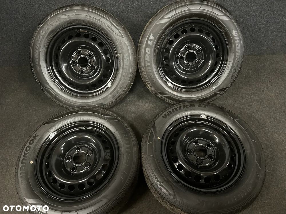 Oryginalne koła stalowe VW T6.1, T6, T5 16 cali, Opony Hankook Vantra LT 205/65/16C 107/105T 4szt. Nowe! - 1