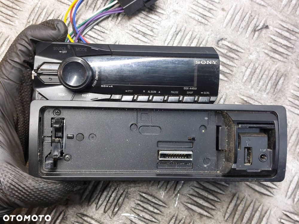 RADIO ODTWARZACZ SAMOCHODOWY 1 DIN SONY DSX-A40UI USB AUX - 4