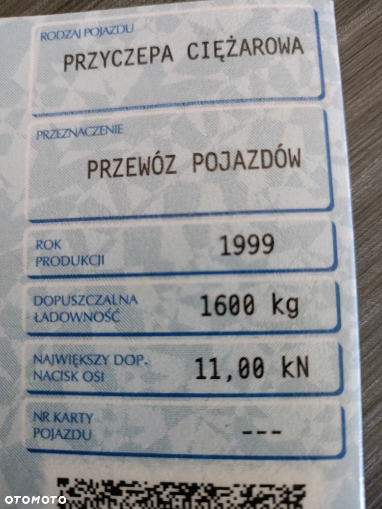 SAM Przyczepa laweta dwuosiowa - 12