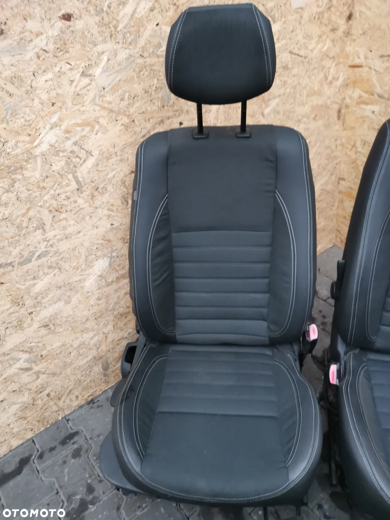 Renault Laguna III Fotele Kanapa Boczki Półskóry - 6