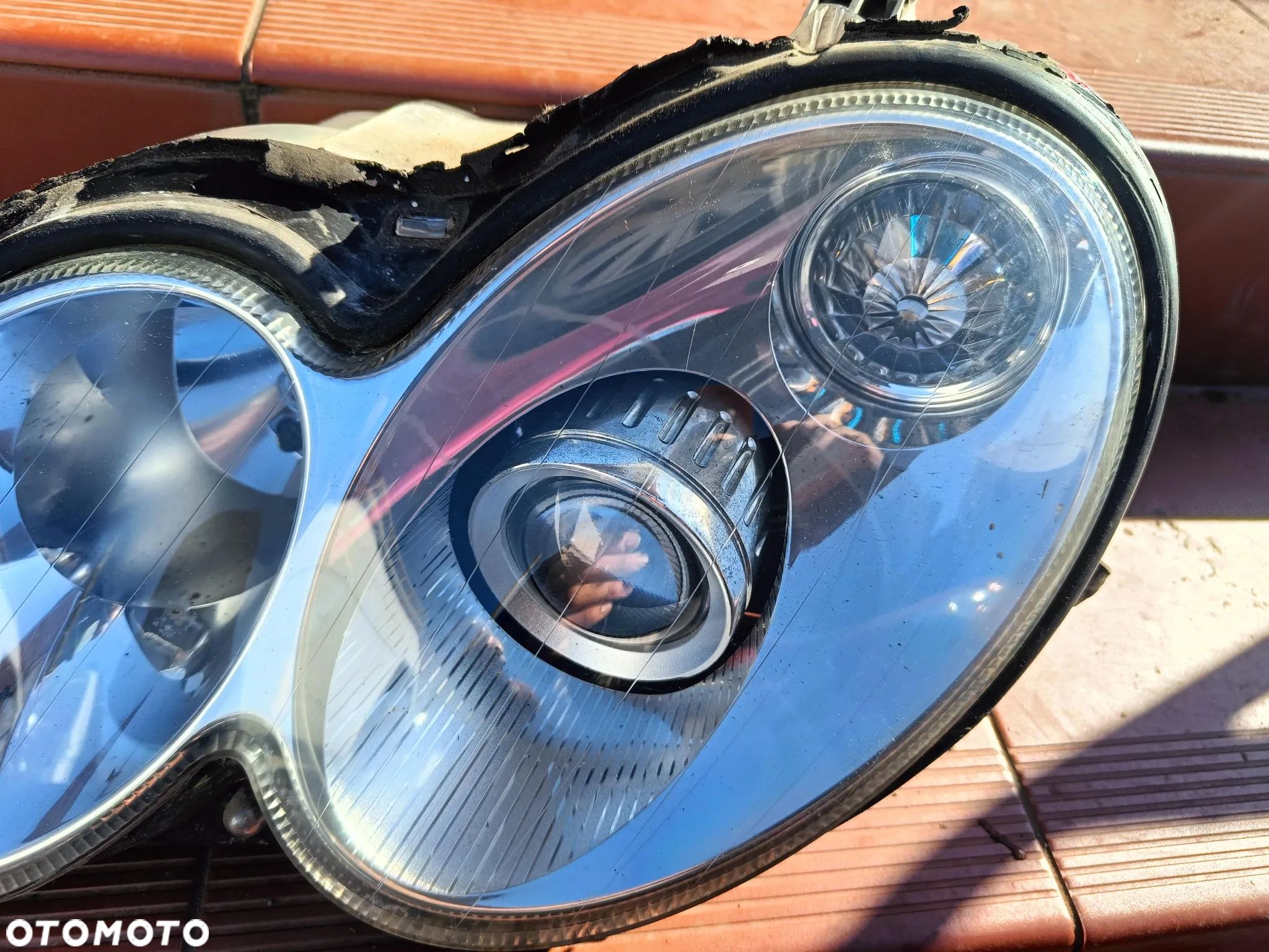 MERCEDES W209 CLK LAMPA PRZÓD PRZEDNIA  BI XENON NIE SKRĘTNY LEWA - 4