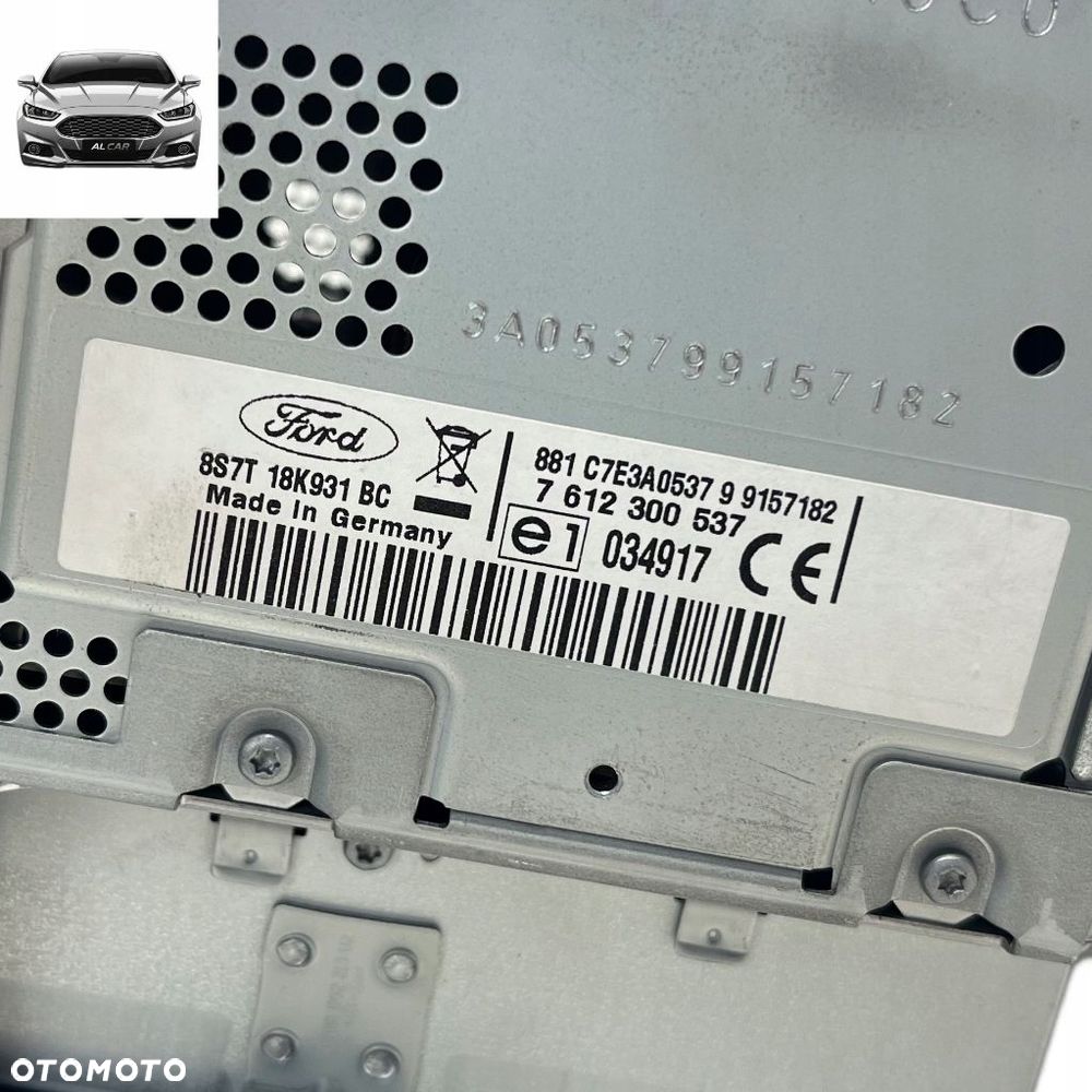 NAWIGACJA GPS FABRYCZNA FORD S-MAX MK1, GALAXY MK3 8S7T-19K931-BC 06-10 - 6