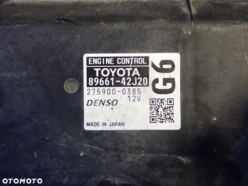 TOYOTA RAV4 III 2.2D KOMPUTER STEROWNIK SILNIKA 275900-0385 - 2