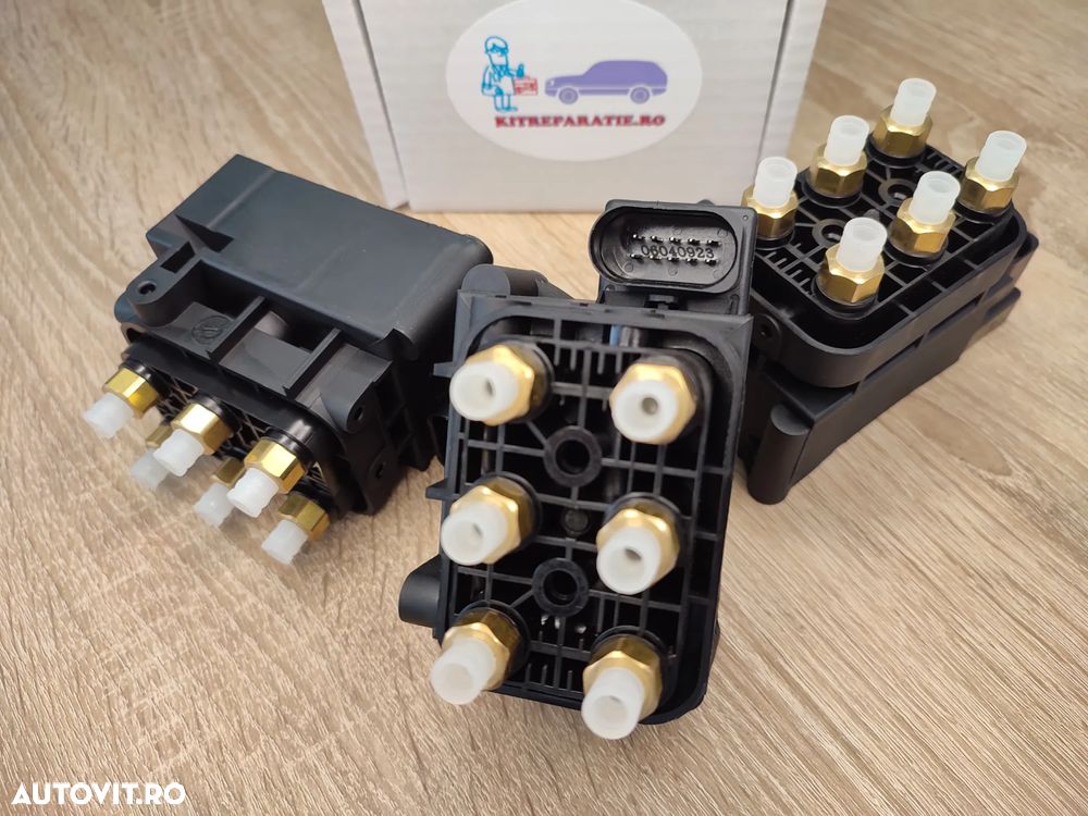 Supapa valva perna aer bloc de supape valve solenoid suspensie pneumatica Audi VW Porsche - 5