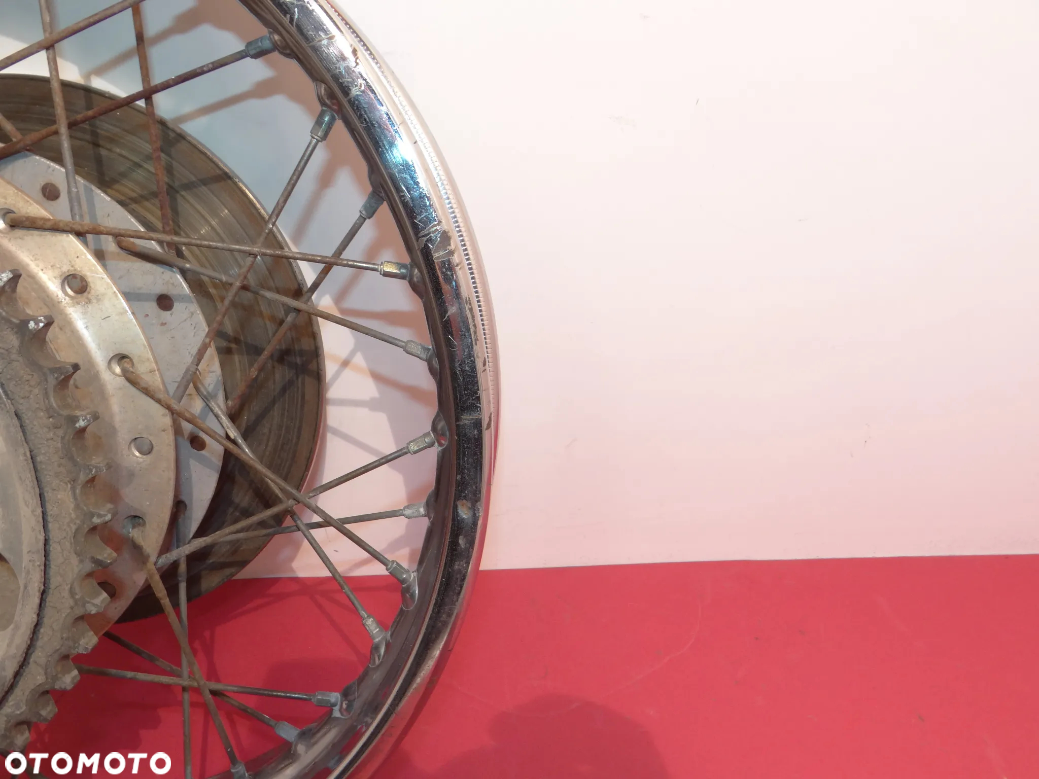 HONDA CB 750 FOUR SUPER SPORT FELGA KOŁO TYŁ TARCZA ZABIERAK ZĘBATKA  H083 - 7