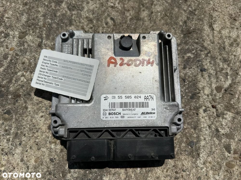 Sterownik, komputer silnika Opel Zafira C 20CDTi - 5
