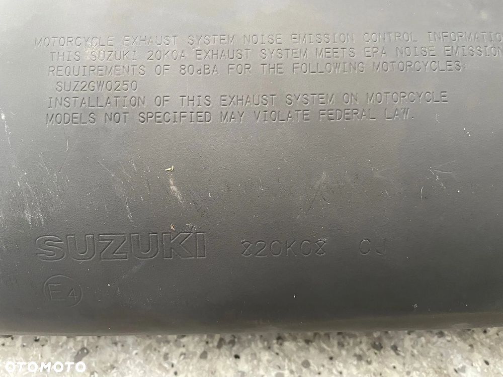 tłumik wydech Suzuki GSX R 250 (nr1382) - 9