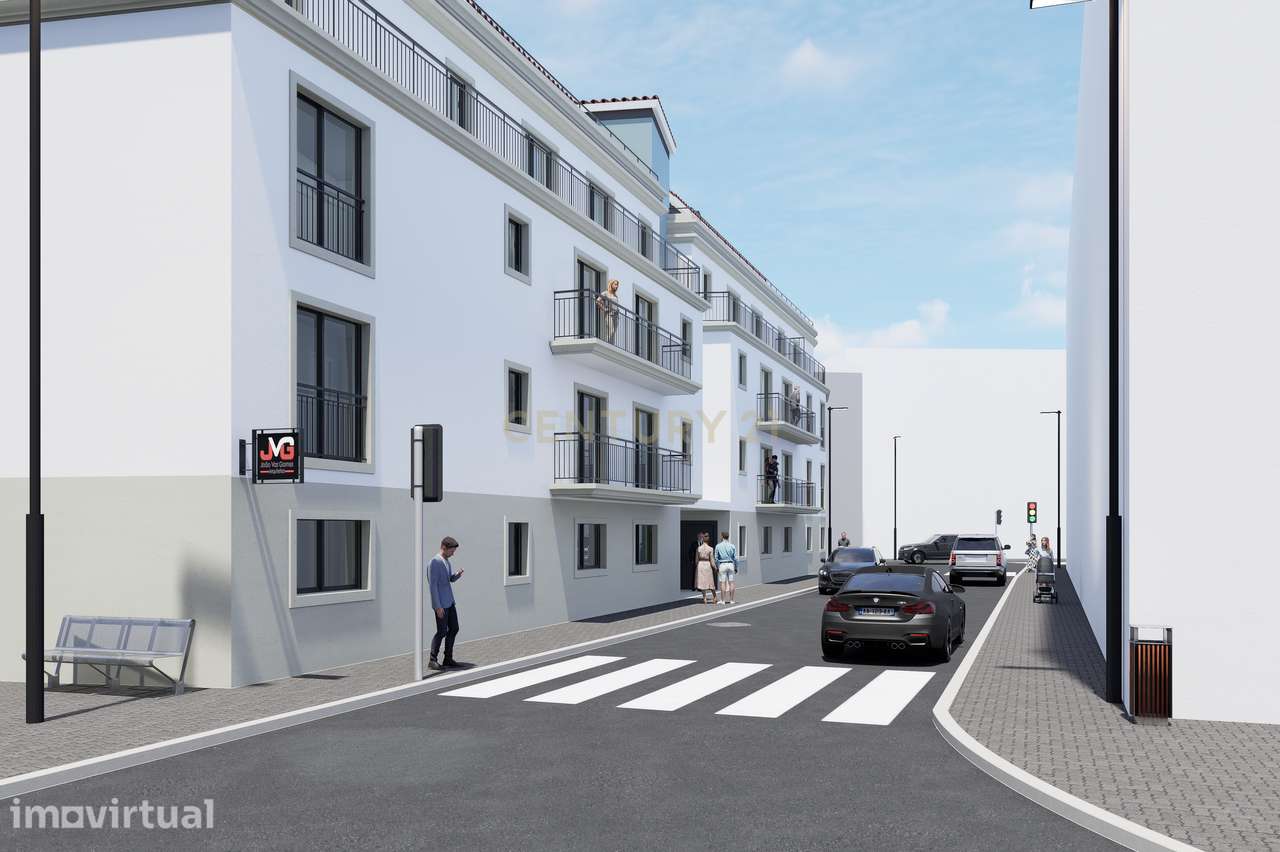Terreno Urbano com Projeto Aprovado em Vialonga para 23 apartamentos - Grande imagem: 4/12