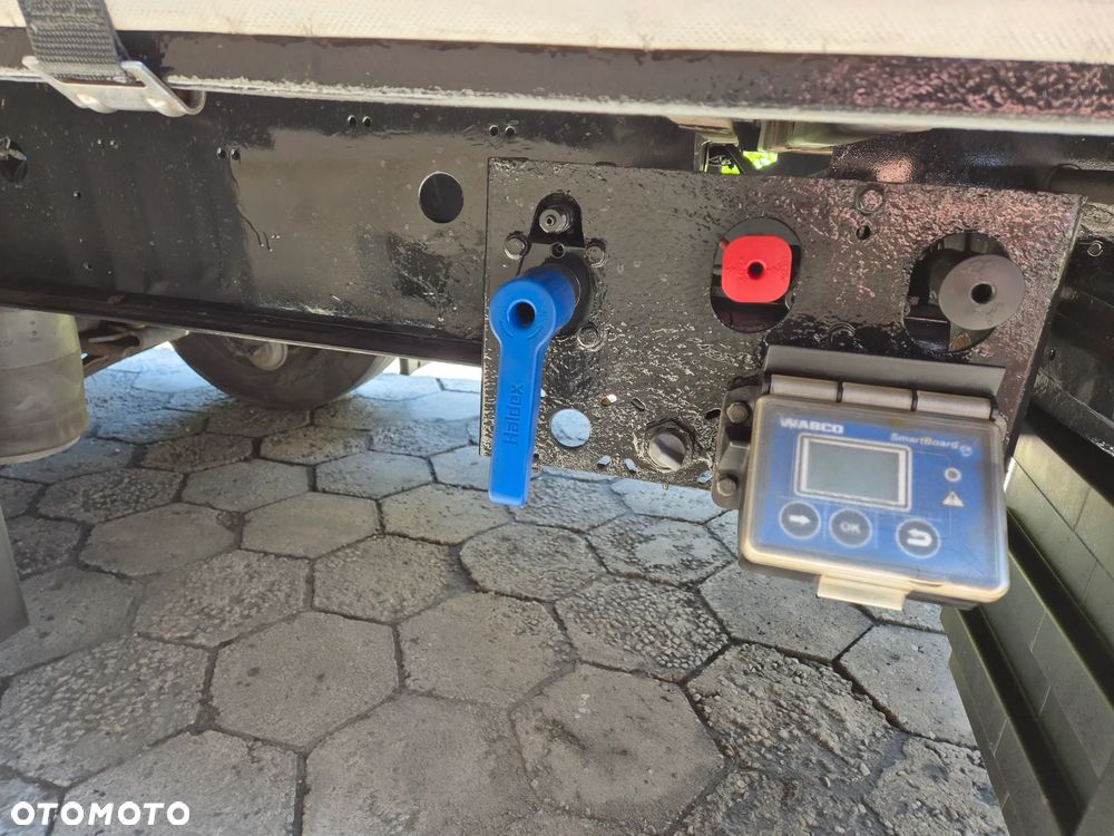 Krone BURTOWA BUDOWLANA VARIOS PÓŁMEGA 385/55 z Niemiec / ALUFELGI / stan bardzo dobry / PODNOSZONA OŚ I DACH / BPW firanka burto-firanka firana burtówka burto firanka - 22