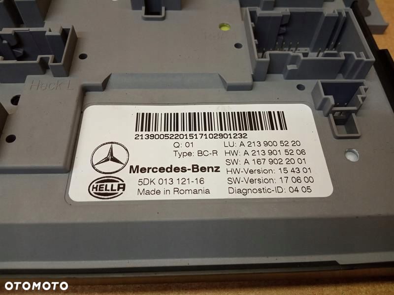 MODUŁ KOMFORTU MERCEDES E KLASA W213 A2139005220 - 3