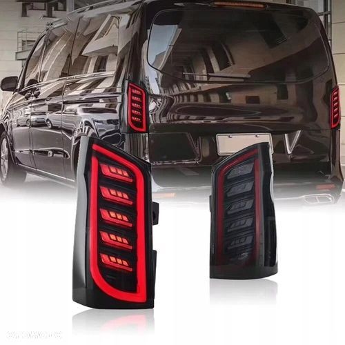 Lampy tylne kpl Vland Led Neon Tuning Smoke Mercedes Vito V-klasa 447 Klapa - 1