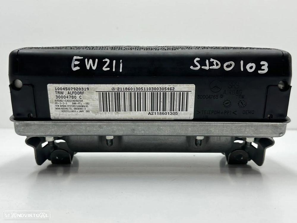 Airbag Passageiro / Condutor / Cintos Frente - Mercedes E W211 (2002) - 12