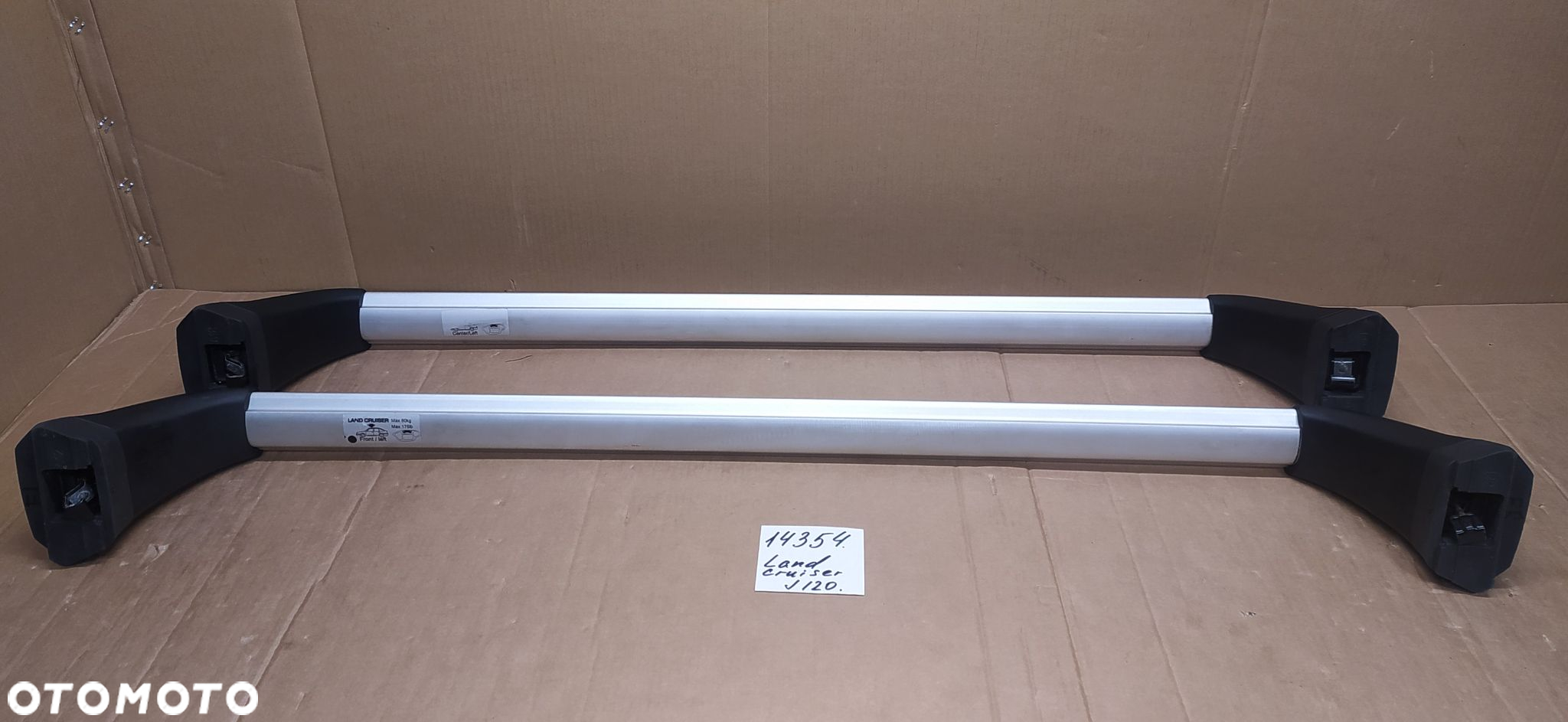 Bagażnik dachowy bazowy belki poprzeczki Toyota Land Cruiser 200, po 2008 - 4