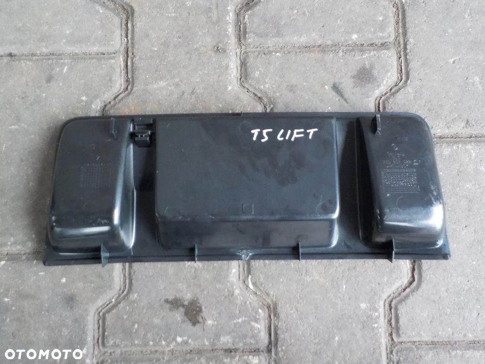 VW T5 LIFT PÓŁKA SCHOWEK PLASTIK ZAŚLEPKA DESKI 7E0857922F - 2