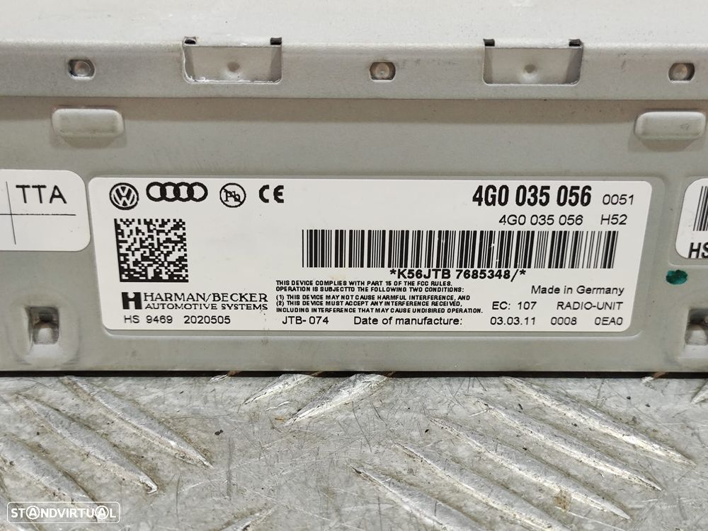 Radio Original Audi A4 B8 - 7