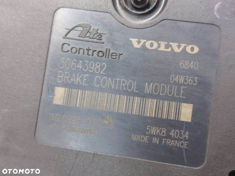 ZESTAW STARTOWY VOLVO S80 I 2.5 T 30668478A 0261208289 P30646719 73760 - 9