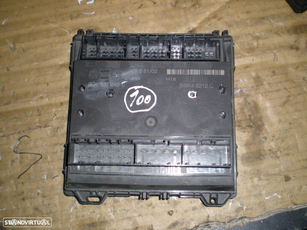 Caixa Fusiveis 6Q1937049C SEAT IBIZA 2005 1.4 SIEMENS SKODA FABIA 2003 1.4I Siemens VW POLO 2002 1.9SDI Siemens VW POLO 4 9N 2004 1.2I 65CV 5P AZUL Siemens - 2