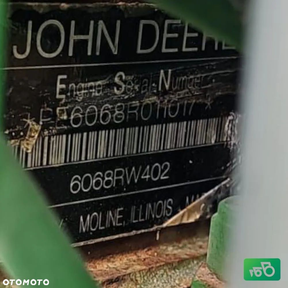Silnik JD 6068 RW 402 PowerTech John Deere 7215R - 7