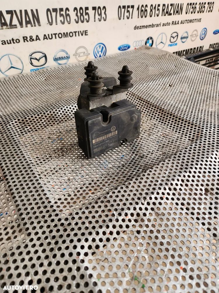 Modul Pompa Unitate ABS Skoda Octavia 2 Vw Touran Golf Jetta Caddy Seat Leon Altea Audi Cod 1KN - D - 4