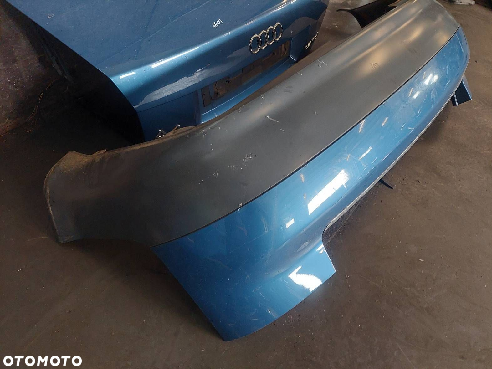 KOMPLETNY TYŁ KLAPA BAGAŻNIKA ZDERZAK TYŁ LAMPY AUDI A4 B6 SEDAN LZ5W - 6