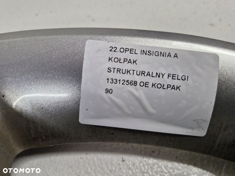 OPEL INSIGNIA A KOŁPAK STRUKTURALNY FELGI 17 CALI OE 13312568 - 2