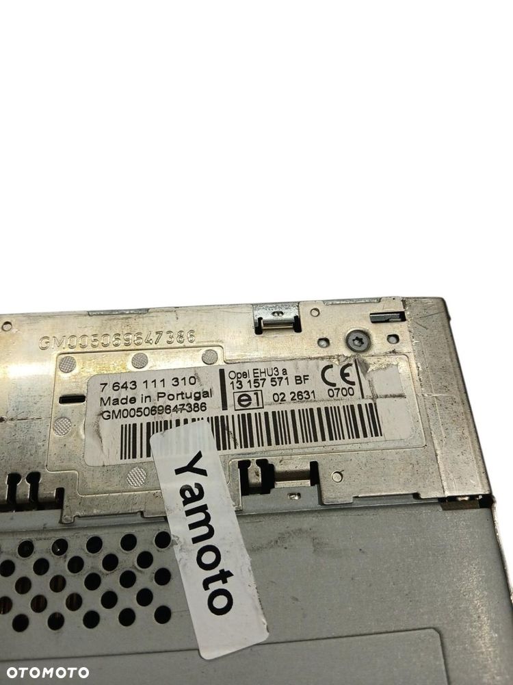 RADIO CD OPEL ASTRA III H 13157571 ASTRA III - 3