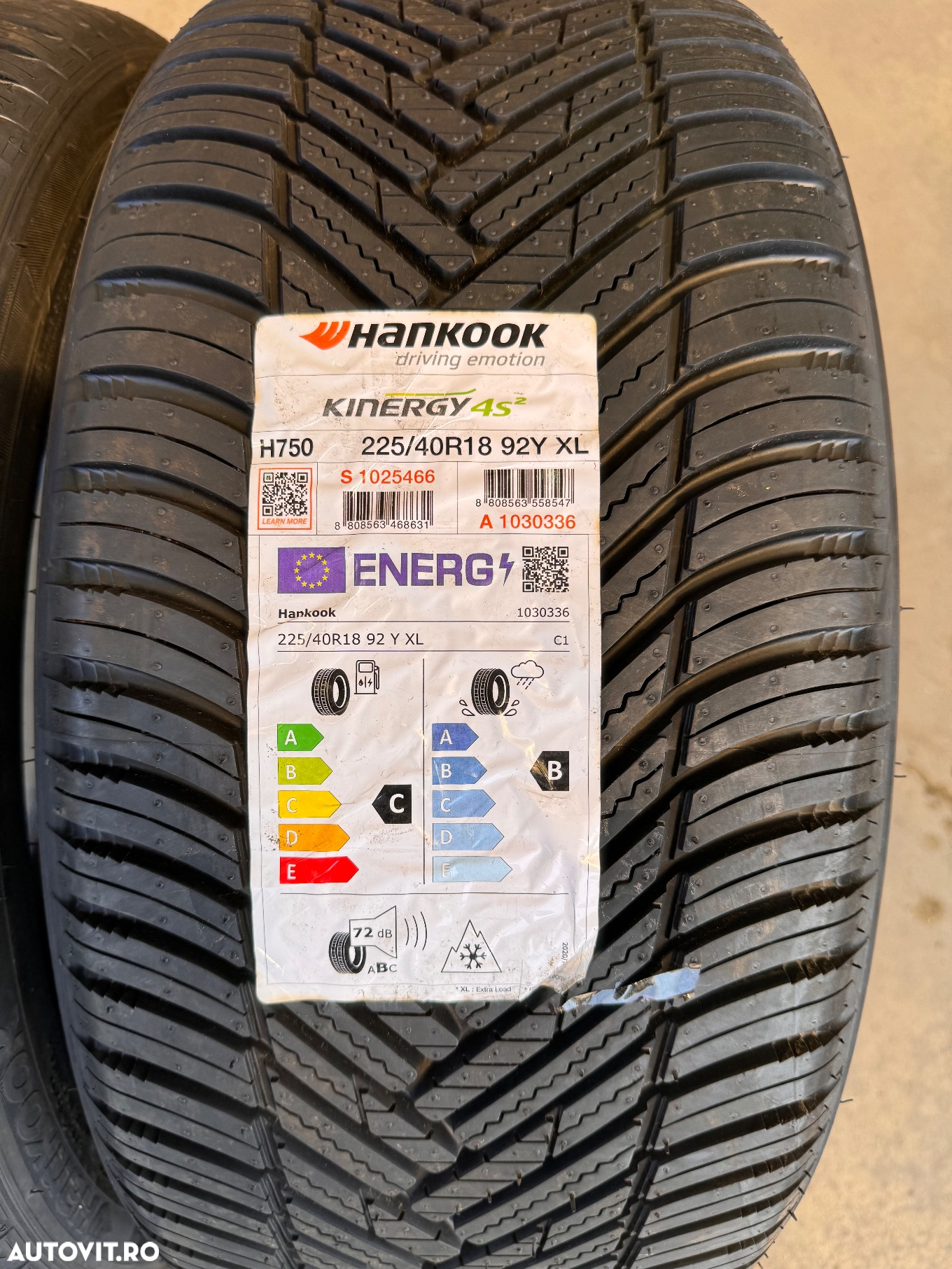 Vând 2 anvelope 225/40/18 hankook allseason noi - 4