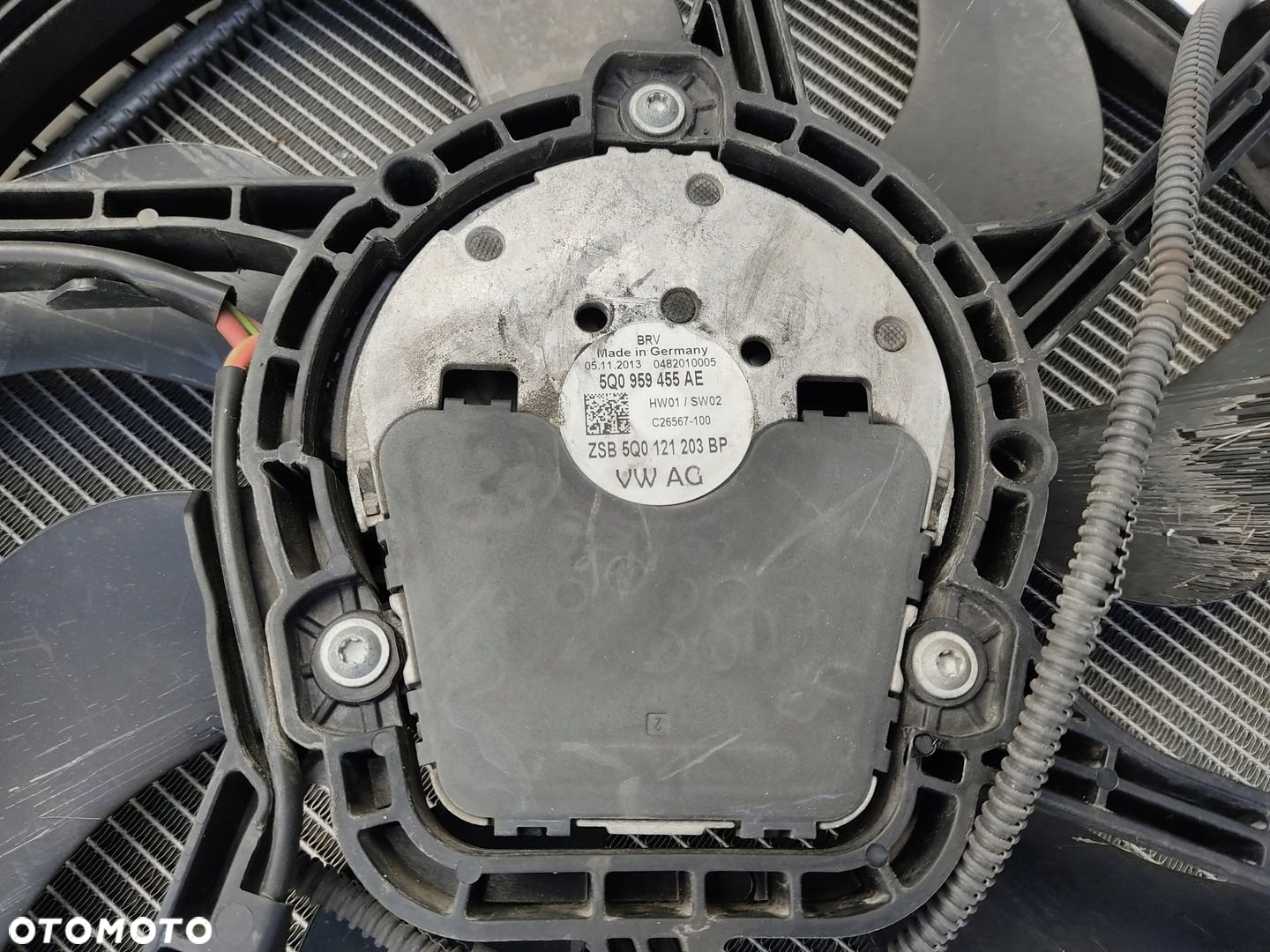 PAS PRZÓD PRZEDNI KOMPLET CHŁODNIC WENTYLATOR GOLF VII GTI 2.0 TFSI 2012-16 - 12