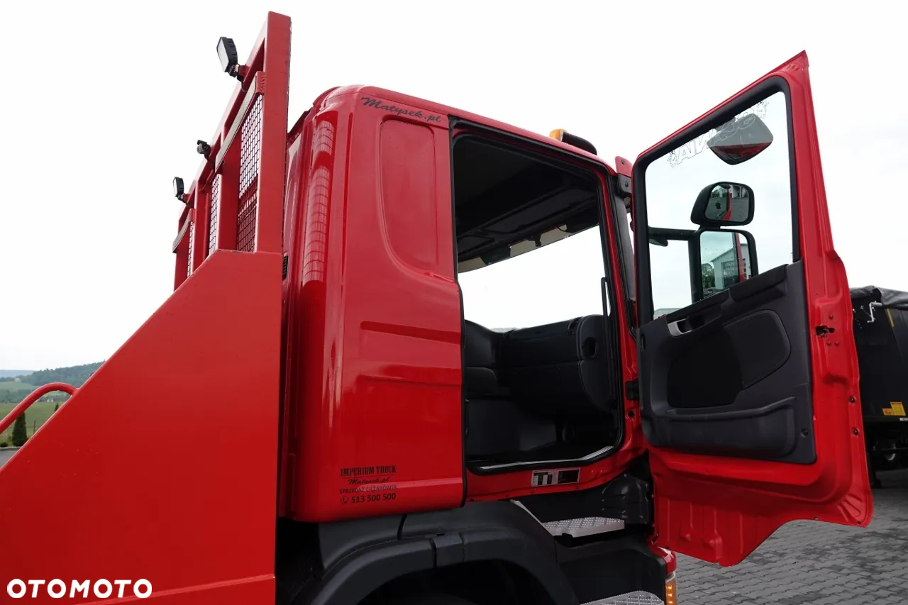 Scania G 360 / 6X2 / LAWETA / POMOC DROGOWA / OŚ SKRĘTNA I PODNOSZONA / NAJAZDY HYDRAULICZNE / WCIĄGARKA / SPROWADZONY - 36