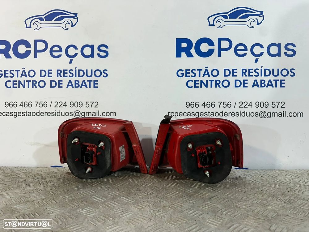 .Conjunto Farolins Tras Traseiro Esquerdo Direito Original LED Volkswagen VW Passat B6 3C5945096H 3C5945095H 2005 - 2010 - 4