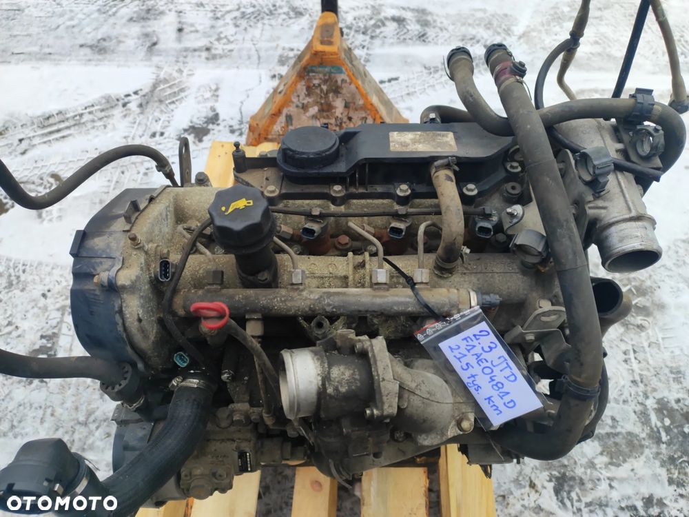Silnik kompletny 2.3 JTD Euro4 przebieg 215tys. km F1AE0481D 120KM do Fiat Ducato III 06-14 kompletny z całym osprzętem film z pracą silnika - 2