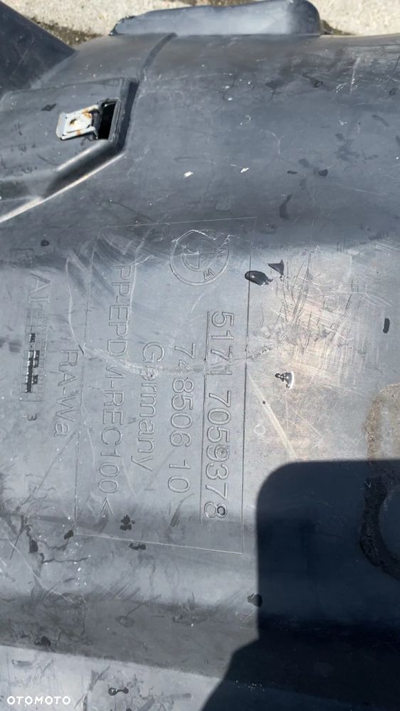 NADKOLE PRAWY PRZÓD CZĘŚĆ TYLNA BMW E90 E91 7059378 - 2