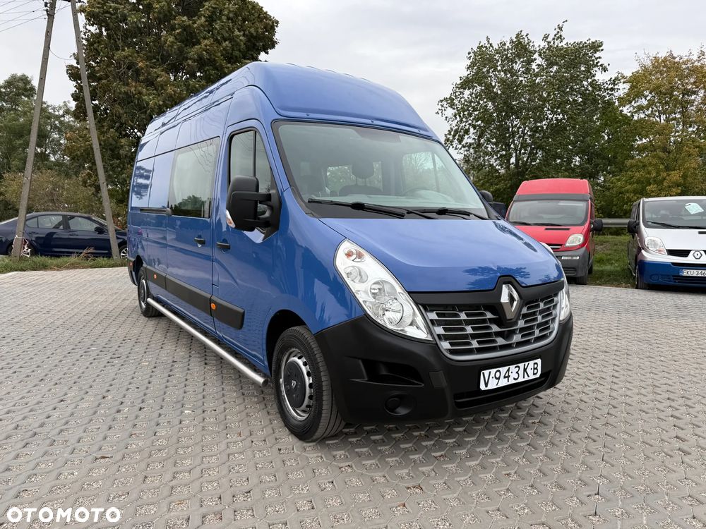 Renault Master MAX Długi Max Wyoski L3H3 2.3 Diesel Brygadówka Faktura VAT 23% 5 Osobowy Klimatyzacja Tempomat - 16