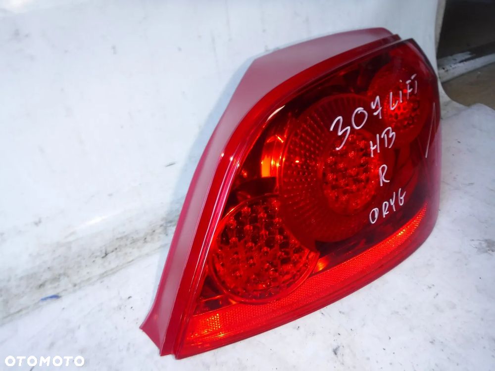 peugeot 307 lift hb lampa tył prawa nowa oryginał wkład tylna - 6