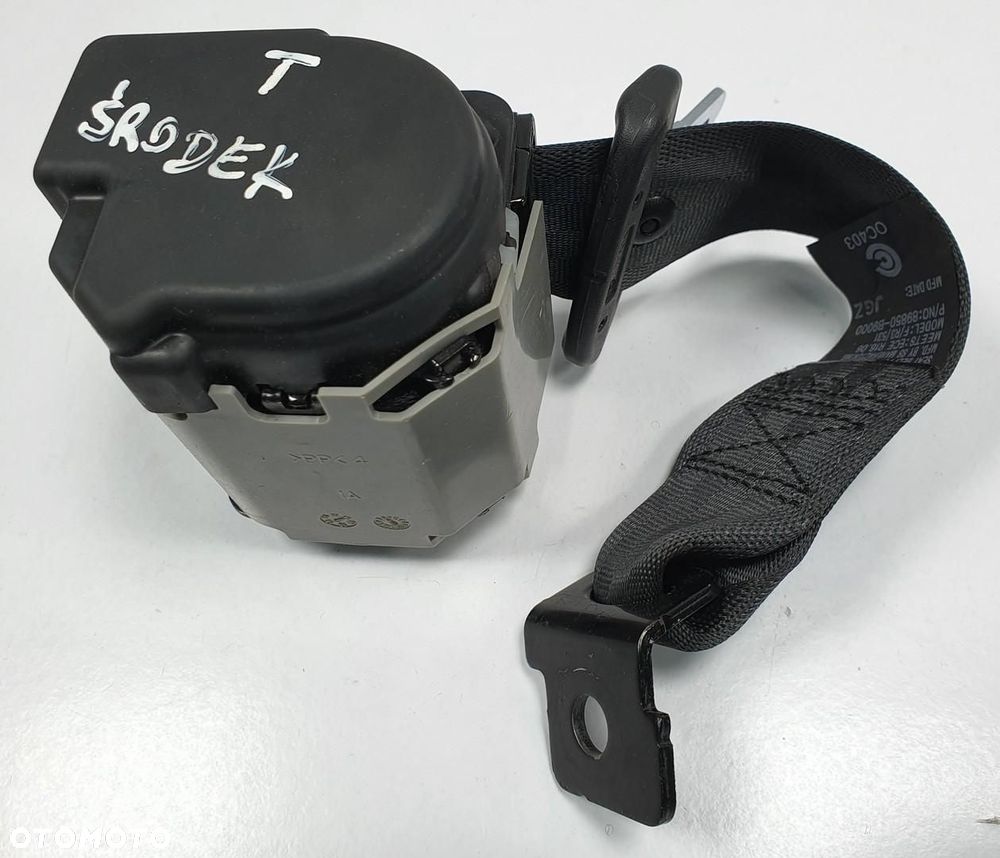 PAS BEZPIECZEŃSTWA ŚRODKOWY TYŁ TYLNY HYUNDAI I10 89850-B9000