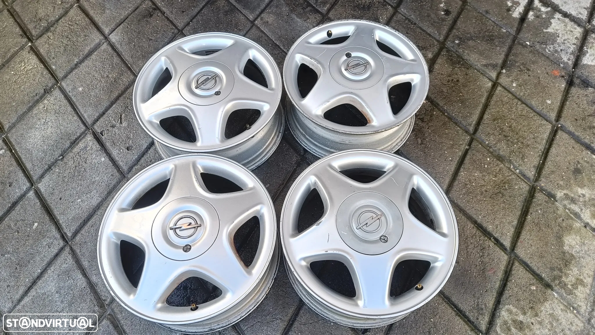 4 jantes 15 Opel furação 4x100 - 8