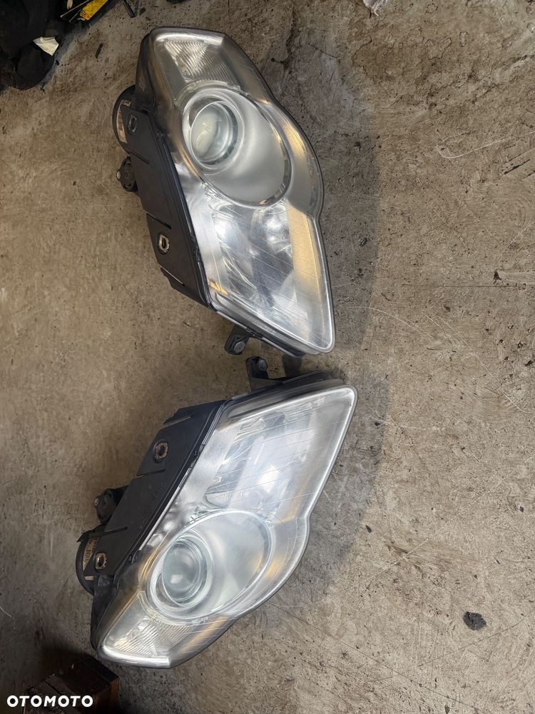 Lampy przód przednie Vw passat b6 H7 Valeo Oryginał 3C0941005/6S - 1