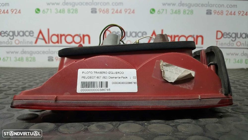 FAROLIM TRASEIRO ESQUERDO PEUGEOT 607 (S2) DIAMANTE PACK - 6