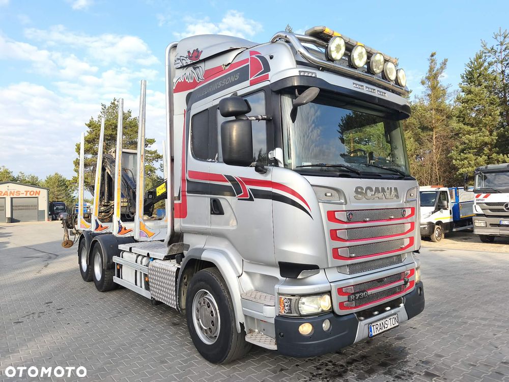 Scania R 6x4 Jonsered 1080 do lasu 2014 rok drzewa drewna kłonice - 3