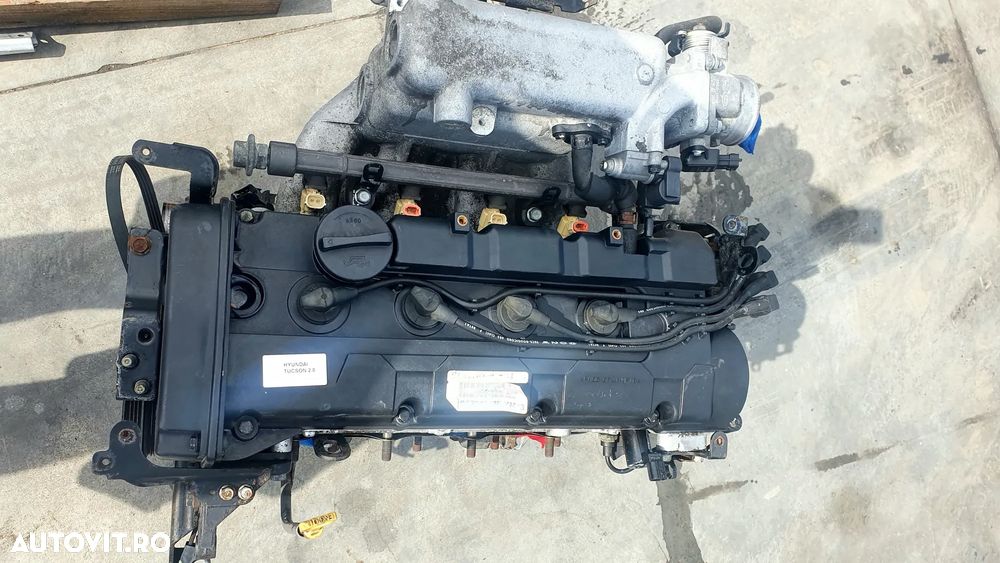 Motor complet fara anexe Hyundai Tucson Kia Sportage 2.0 benzina tip G4GC e4 - 1